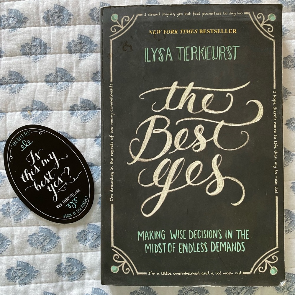 The Best Yes - Lisa Terkeurst author